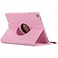 Case2go - Hoes voor de iPad 10.2 2019 / 2020 / 2021 - 360 Graden Draaibare Book Case Cover - Roze