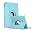 Case2go - Hoes voor de iPad 10.2 2019 / 2020 / 2021 - 360 Graden Draaibare Book Case Cover - Licht Blauw