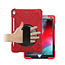 Case2go - Hoes voor Apple iPad 10.2 2019 / 2020 / 2021 - Hand Strap Armor Case - Rood