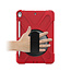 Case2go - Hoes voor Apple iPad 10.2 2019 / 2020 / 2021 - Hand Strap Armor Case - Rood