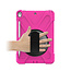 Case2go - Hoes voor Apple iPad 10.2 2019 / 2020 / 2021 - Hand Strap Armor Case - Magenta