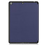 Hoesje voor iPad 10.2 inch 2019 / 2020 / 2021 - Tri-Fold Book Case Met Apple Pencil Houder - Donker Blauw