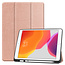 Hoesje voor iPad 10.2 inch 2019 / 2020 / 2021 - Tri-Fold Book Case Met Apple Pencil Houder - Rosé Goud