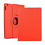 Case2go - Hoes voor de iPad 10.2 2019 / 2020 / 2021 - 360 Graden Draaibare Book Case Cover - Rood