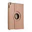 Case2go - Hoes voor de iPad 10.2 2019 / 2020 / 2021 - 360 Graden Draaibare Book Case Cover - Rosé-Goud