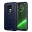 Motorola Moto G7 Plus hoes - Heavy Armor TPU Bumper - Blauw