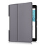 Case2go - Hoes voor de Lenovo Yoga Smart Tab 10.1 - Tri-Fold Book Case - Grijs