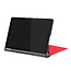 Case2go - Hoes voor de Lenovo Yoga Smart Tab 10.1 - Tri-Fold Book Case - Rood