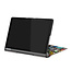 Case2go - Hoes voor de Lenovo Yoga Smart Tab 10.1 - Tri-Fold Book Case - Graffiti