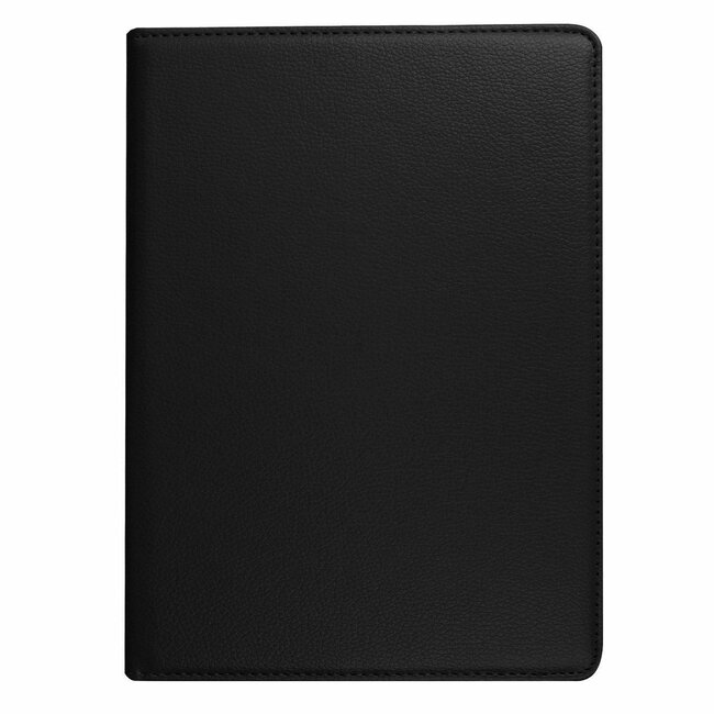 Case2go - Hoes voor de iPad 10.2 inch 2019 / 2020 / 2021 - 360 Graden Draaibare Book Case + Screenprotector - Zwart