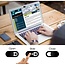 Webcam Cover - Privacy schuifje - Geschikt voor iMac, Laptop en Tablet - Zwart - 12 stuks