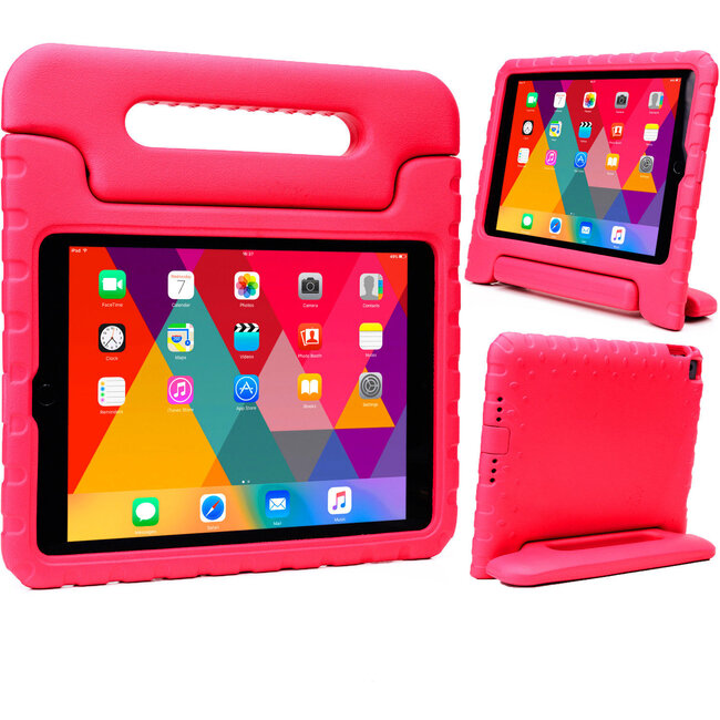 Case2go - Kinderhoes voor de iPad Pro 10.5 (2017) - Schokbestendige case met handvat - Magenta