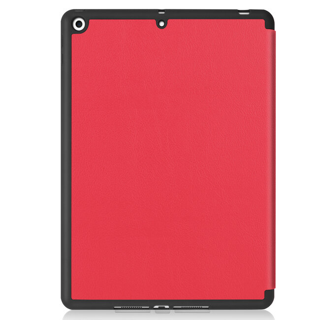 Case2go - Hoes voor de iPad 10.2 (2019 / 2020 / 2021) - Active Stylus Pen - Screenprotector - Rood