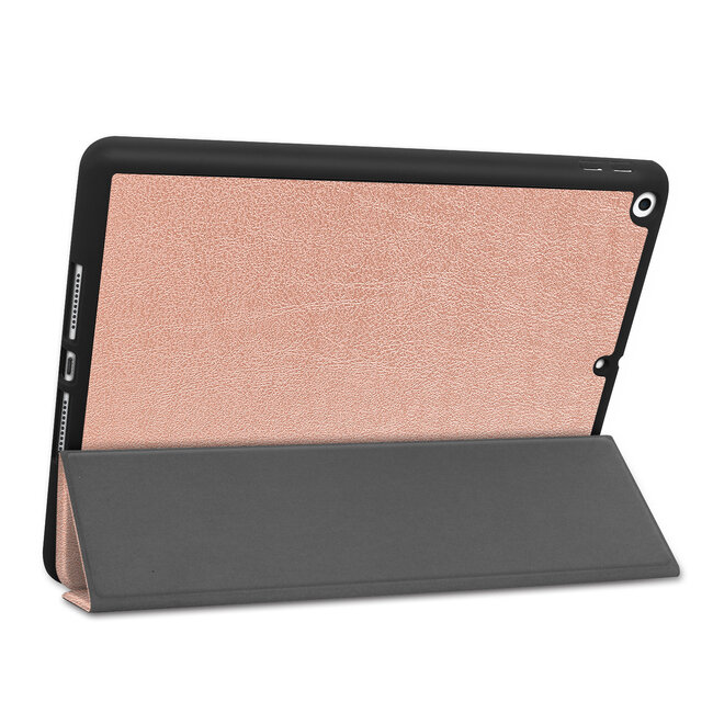 Case2go - Hoes voor de iPad 10.2 (2019 / 2020 / 2021) - Active Stylus Pen - Screenprotector - Rosé Gold