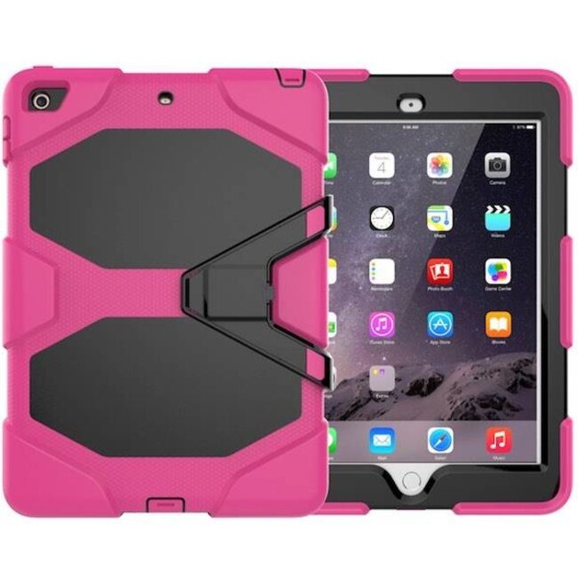 Case2go - Hoes voor Apple iPad 10.2 inch 2019 / 2020 / 2021 - Extreme Armor Case - Magenta