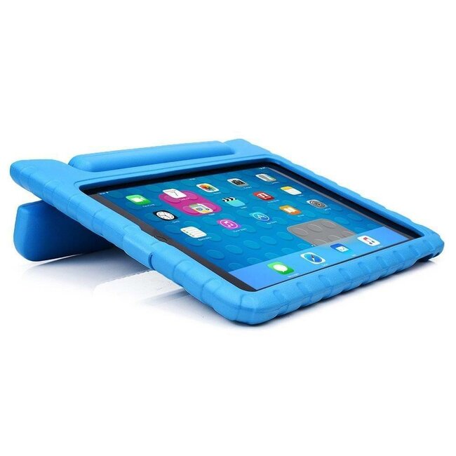 Case2go - Kinderhoes voor de iPad 10.2 (2019 / 2020 / 2021) - Schokbestendige case met handvat - Blauw