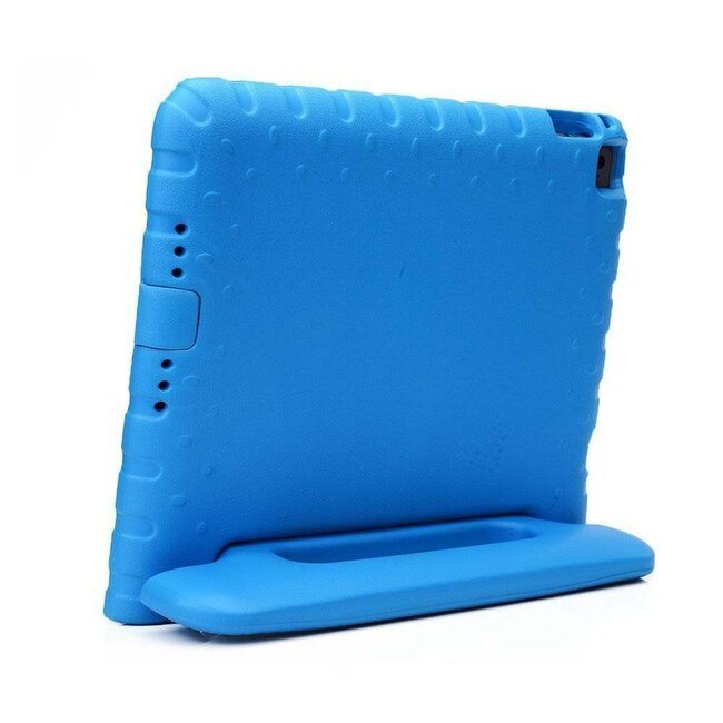 Case2go - Kinderhoes voor de iPad 10.2 (2019 / 2020 / 2021) - Schokbestendige case met handvat - Blauw