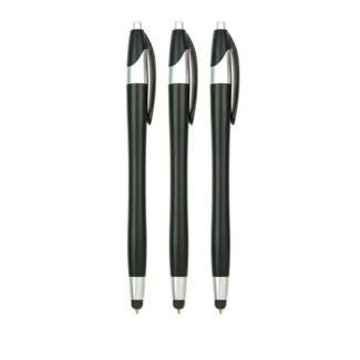 Case2go 3 Stuks - Styluspennen voor tablet en smartphone - Zwart