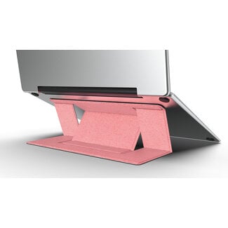 Case2go Macbook / Laptop Standaard - Zelfklevend opvouwbare laptop standaard - Roze