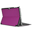 Case2go - Hoes voor de Microsoft Surface Pro 7 - Tri-Fold Book Case - Paars