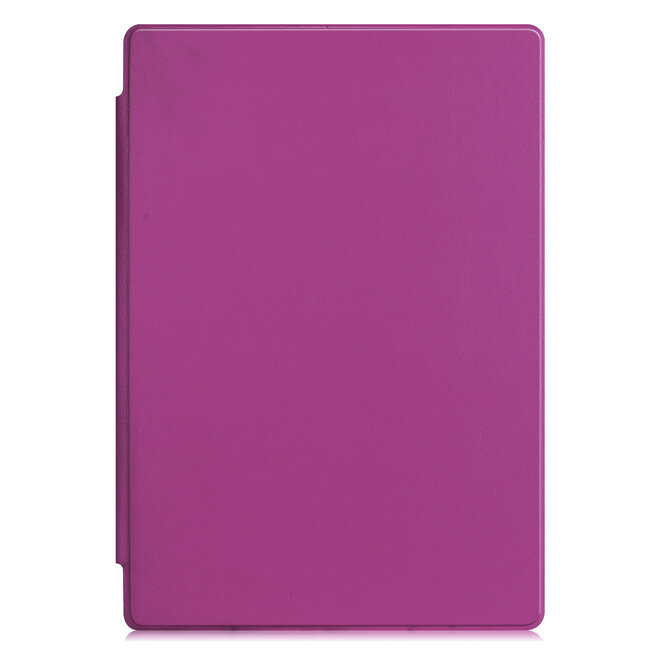 Case2go - Hoes voor de Microsoft Surface Pro 7 - Tri-Fold Book Case - Paars