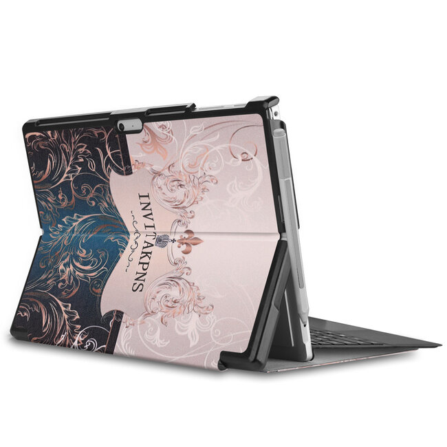 Case2go - Hoes voor de Microsoft Surface Pro 7 - Tri-Fold Book Case - Invitakpns