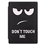 Case2go - Hoes voor de Microsoft Surface Pro 7 - Tri-Fold Book Case - Don't Touch Me