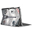 Case2go - Hoes voor de Microsoft Surface Pro 7 - Tri-Fold Book Case - Eiffeltoren