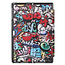 Case2go - Hoes voor de Microsoft Surface Pro 7 - Tri-Fold Book Case - Graffiti