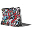 Case2go - Hoes voor de Microsoft Surface Pro 7 - Tri-Fold Book Case - Graffiti