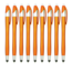 9 Stuks - Stylus Pen voor tablet en smartphone - Met Penfunctie - Touch Pen - Voorzien van clip - Oranje