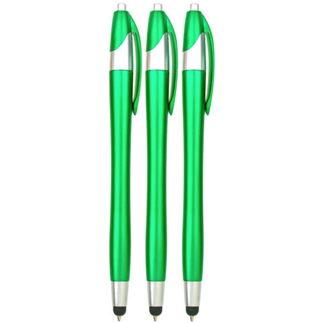 3 Stuks - Stylus Pen voor tablet en smartphone - Groen
