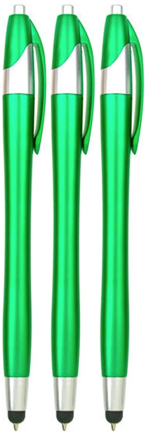 3 Stuks - Stylus Pen voor tablet en smartphone - Groen afbeelding