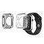 Dux Ducis - Hoesje Geschikt voor Apple Watch Series 1/2/3 - 38 mm - Beschermende Cover - Zilver / Transparant (2-Pack)