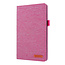 Case2go - Hoes voor Huawei M5 Lite 8.0 - Book Case met Soft TPU houder - Roze