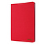 Case2go - Hoes voor Apple iPad 10.2 inch 2019 / 2020 / 2021 - Book Case met Soft TPU houder - Rood