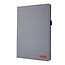 Case2go - Hoes voor Lenovo Tab E10 - Book Case met Soft TPU houder - Grijs