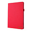 Case2go - Hoes voor Lenovo Tab E10 - Book Case met Soft TPU houder - Rood