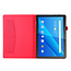 Case2go - Hoes voor Lenovo Tab M10 - Book Case met Soft TPU houder - Rood