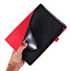 Case2go - Hoes voor Lenovo Tab M10 - Book Case met Soft TPU houder - Rood