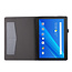 Case2go - Hoes voor Lenovo Tab P10 - Book Case met Soft TPU houder - Grijs