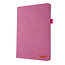 Case2go - Hoes voor Lenovo Tab P10 - Book Case met Soft TPU houder - Magenta