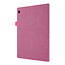 Case2go - Hoes voor Lenovo Tab P10 - Book Case met Soft TPU houder - Magenta