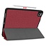 Case2go - Hoes voor Apple iPad Pro 11 (2020) - Cowboy Book Case - Donker Rood