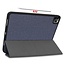 Case2go - Hoes voor Apple iPad Pro 12.9 (2020) - Cowboy Book Case - Donker Blauw