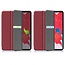 Case2go - Hoes voor Apple iPad Pro 12.9 (2020) - Cowboy Book Case - Donker Rood