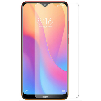 Case2go Xiaomi Redmi 8 screenprotector - Tempered Glass Screenprotector - Case-Friendly