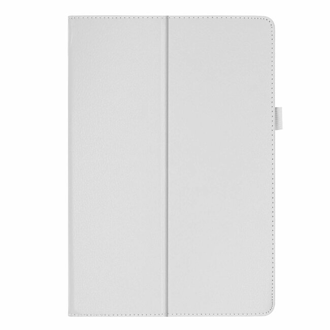 Case2go - Hoes voor Lenovo Tab 10 - Litchi Flip Case - Wit