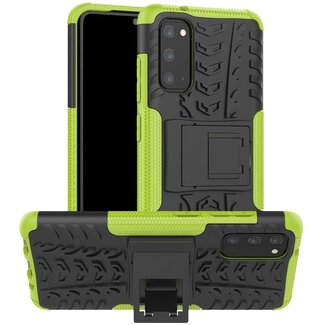 Case2go Samsung Galaxy S20 Plus Hoesje - Schokbestendige Back Cover - Groen