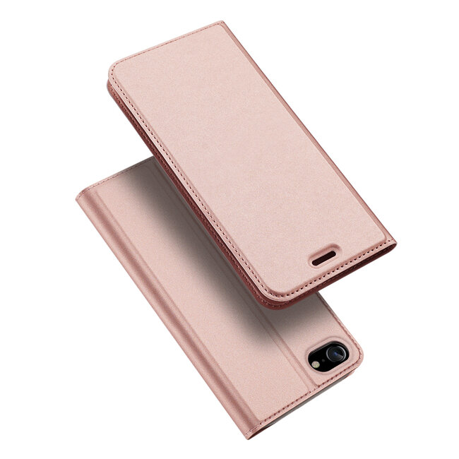 iPhone SE 2020 hoesje - Dux Ducis Skin Pro Book Case - Rosé Goud